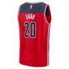 Alex Sarr Washington Wizards Fashion7 Fast Break Replica Jersey - Red - Detail View