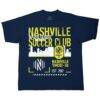 Nashville SC Stadium Essentials Unisex Hideout Urban T-Shirt - Navy - Front View