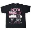 Inter Miami CF Stadium Essentials Unisex Hideout Urban T-Shirt - Black - Front View