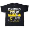 Columbus Crew Stadium Essentials Unisex Hideout Urban T-Shirt - Black - Front View