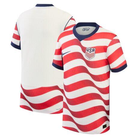USMNT Nike Youth 2026 Home Match Authentic Jersey - White - Front View