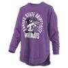 Kansas State Wildcats Pressbox Women's Blitz Long Sleeve T-Shirt - Purple - Side View