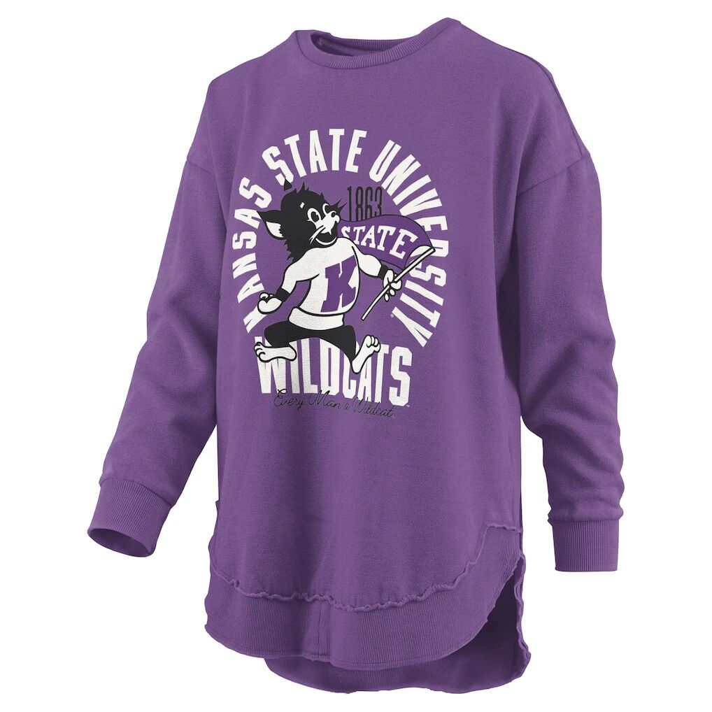Kansas State Wildcats Pressbox Women's Blitz Long Sleeve T-Shirt