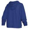 Duke Blue Devils Pressbox Women's Castillo Slub Waist Length Long Sleeve Hooded T-Shirt - - Detail View