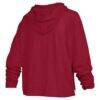 Arkansas Razorbacks Pressbox Women's Castillo Slub Waist Length Long Sleeve Hooded T-Shirt - - Detail View