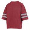 Alabama Crimson Tide Pressbox Women's Wayne Tyler Cropped T-Shirt - Crimson - Detail View