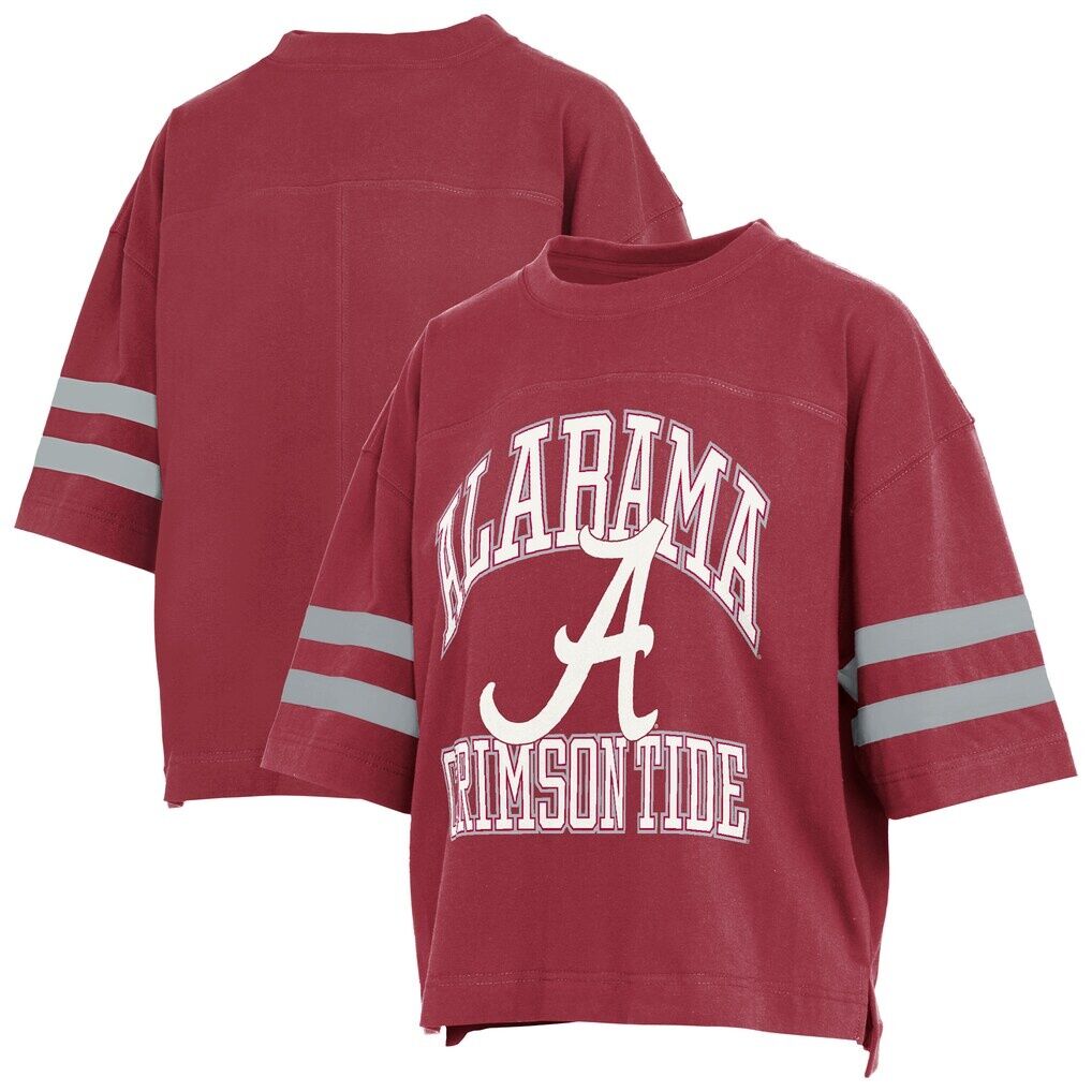 Alabama Crimson Tide Pressbox Women's Wayne Tyler Cropped T-Shirt