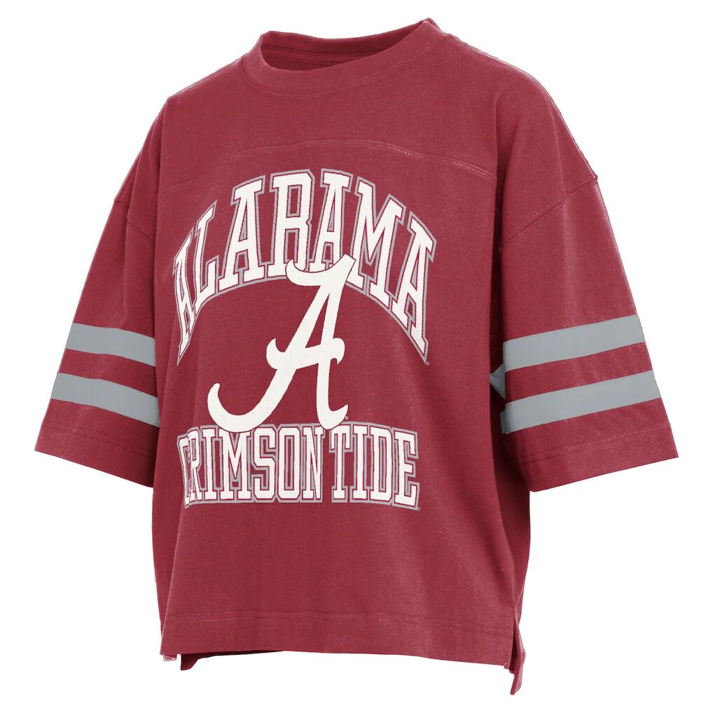 Alabama Crimson Tide Pressbox Women's Wayne Tyler Cropped T-Shirt