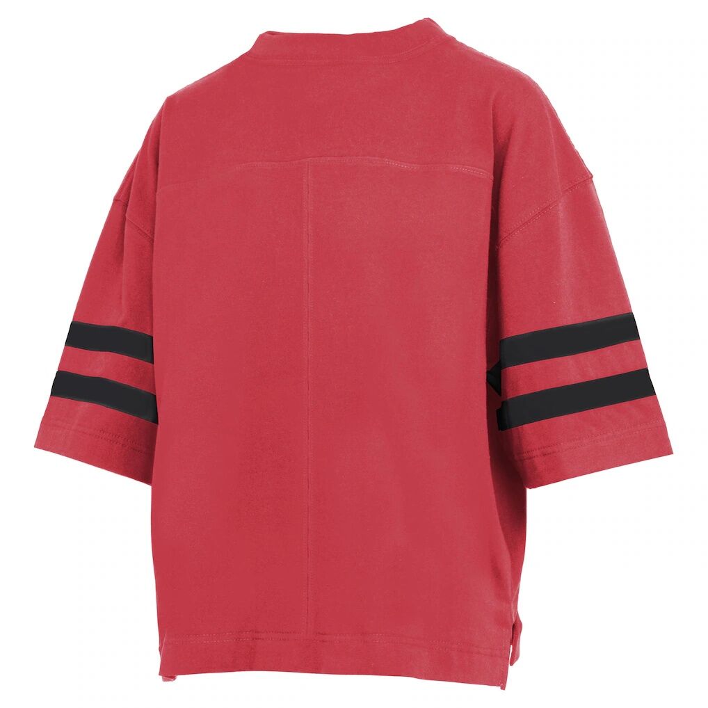 Georgia Bulldogs Pressbox Women's Wayne Tyler Cropped T-Shirt