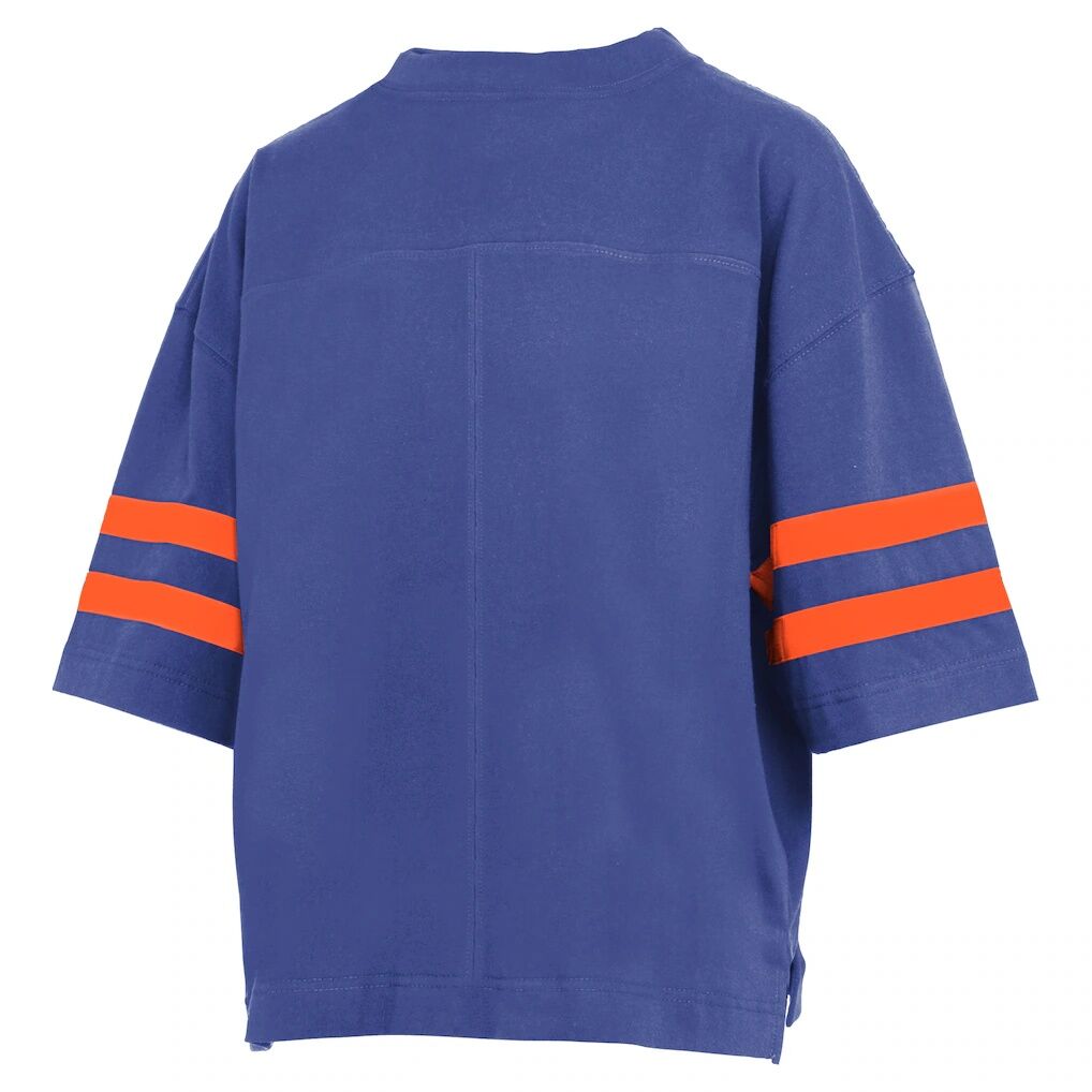 Florida Gators Pressbox Women's Wayne Tyler Cropped T-Shirt - Royal