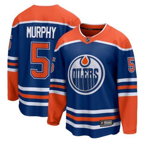 Connor Murphy Edmonton Oilers Fashion7 Home Breakaway Jersey - - Front View