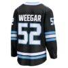MacKenzie Weegar Utah Mammoth Fashion7 Home Breakaway Jersey - Black - Detail View