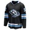 MacKenzie Weegar Utah Mammoth Fashion7 Home Breakaway Jersey - Black - Side View