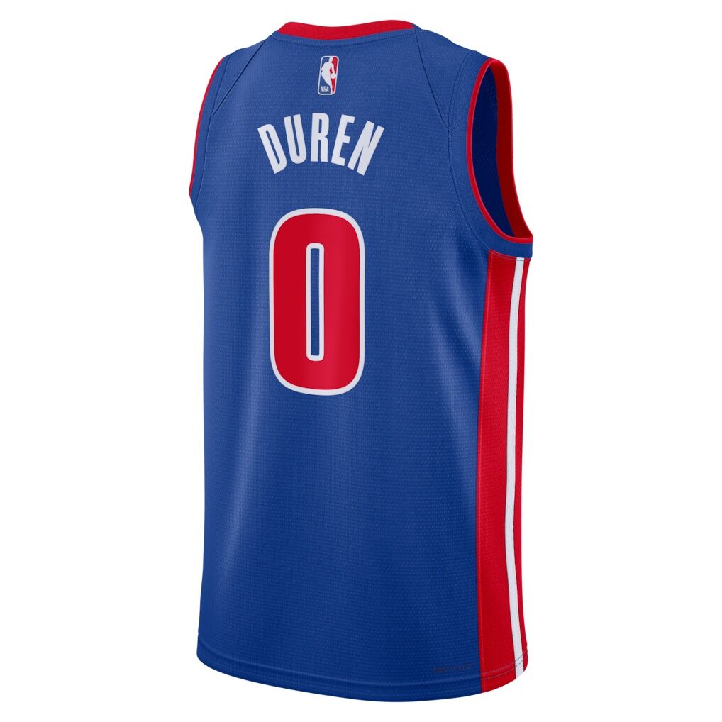 Jalen Duren Detroit Pistons Nike Unisex Swingman Jersey - Icon Edition