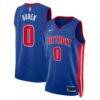 Jalen Duren Detroit Pistons Nike Unisex Swingman Jersey - Blue - Front View