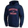 Houston Texans Fashion7 Big & Tall Heart & Soul Hoodie - Navy - Front View