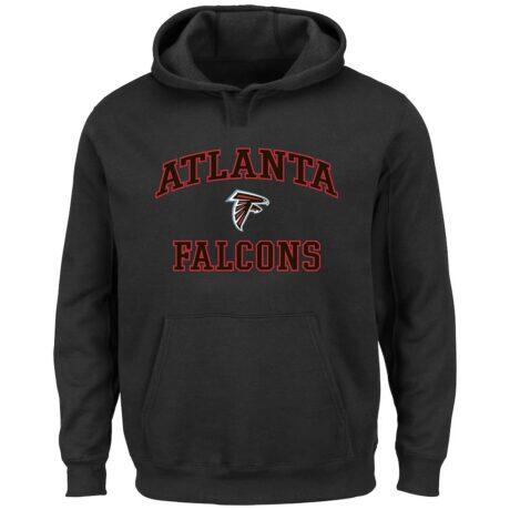 Atlanta Falcons Fashion7 Big & Tall Heart & Soul Hoodie