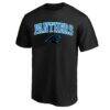 Carolina Panthers Fashion7 Big & Tall Arch Logo T-Shirt - Black - Front View