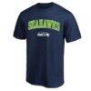 Seattle Seahawks Fashion7 Big & Tall Arch Logo T-Shirt - - Front View