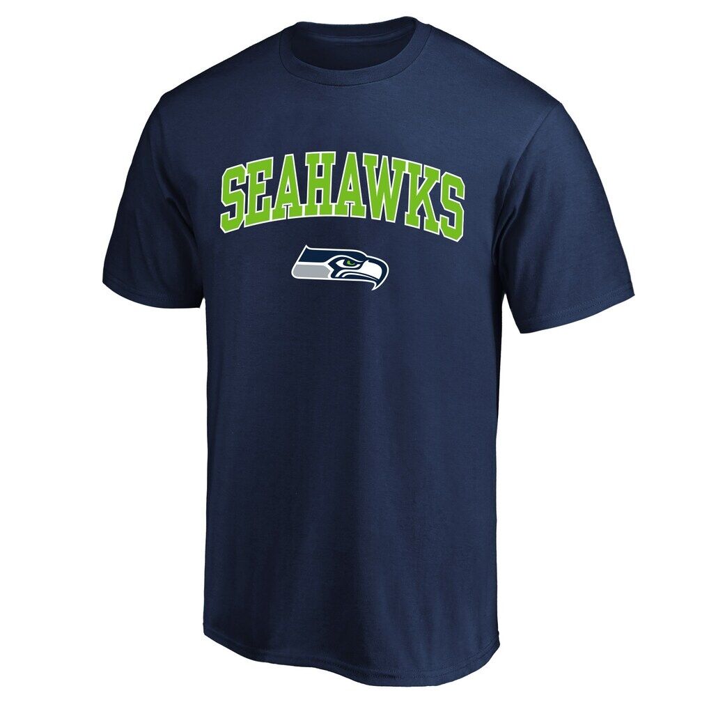 Seattle Seahawks Fashion7 Big & Tall Arch Logo T-Shirt - College Navy