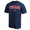Houston Texans Fashion7 Big & Tall Arch Logo T-Shirt - Navy - Front View
