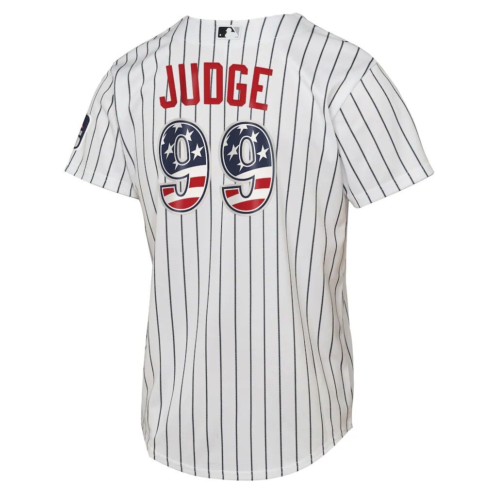 Aaron Judge New York Yankees Nike Youth USA 250 Fourth of July Home Replica Jersey