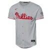 Bryce Harper Philadelphia Phillies Nike Youth USA 250 Fourth of July Road Replica Jersey - Gray - Side View