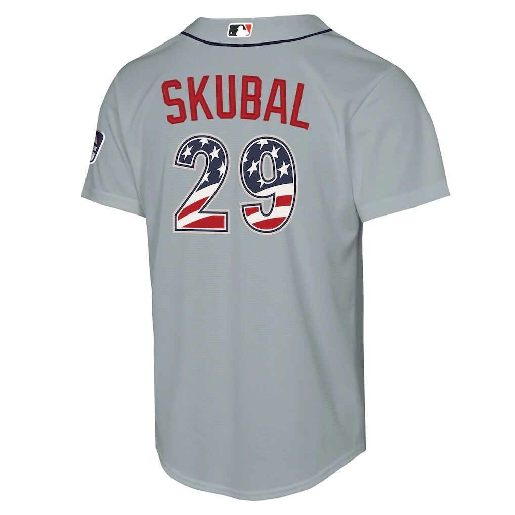 Tarik Skubal Detroit Tigers Nike Youth USA 250 Fourth of July Road Replica Jersey