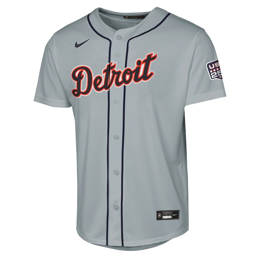 Tarik Skubal Detroit Tigers Nike Youth USA 250 Fourth of July Road Replica Jersey