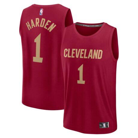 James Harden Cleveland Cavaliers Fanatics Fast Break Replica Jersey - Icon Edition - - Front View