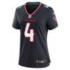 Woody Marks Houston Texans Nike Women's Team Game Jersey - Navy - Side View