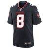 Cade Stover Houston Texans Nike Team Game Jersey - Navy - Side View