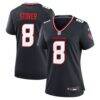 Cade Stover Houston Texans Nike Women's Team Game Jersey - Navy - Front View