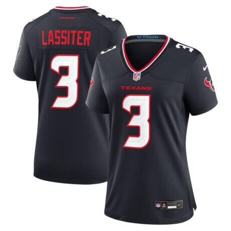 Kamari Lassiter Houston Texans Nike Women's Team Game Jersey - Navy - Front View