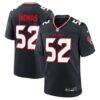 Xavier Thomas Houston Texans Nike Team Game Jersey - Navy - Front View