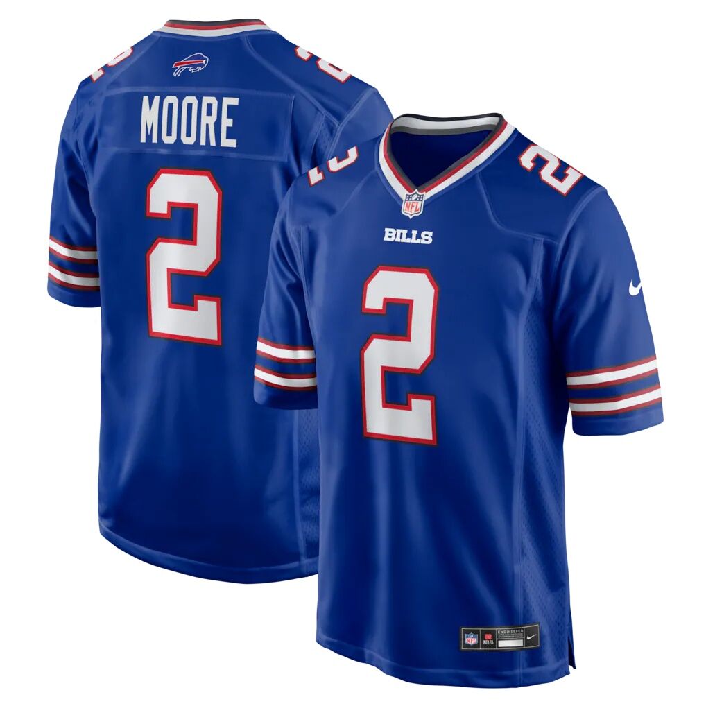 D.J. Moore Buffalo Bills Nike Game Jersey - Royal