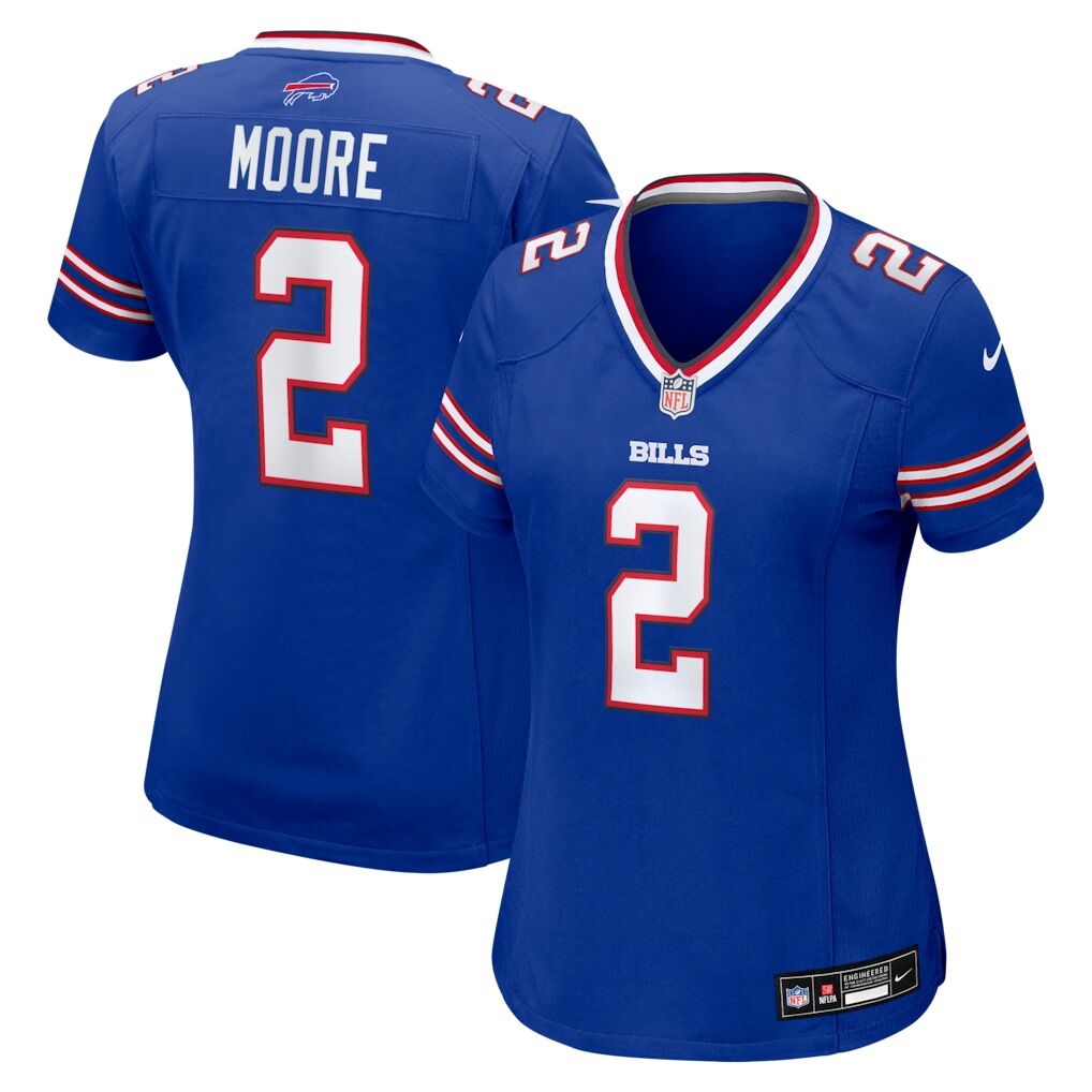 D.J. Moore Buffalo Bills Nike Women's Game Jersey - Royal