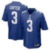 Abdul Carter New York Giants Nike Team Game Jersey - - Front View