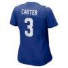Abdul Carter New York Giants Nike Women's Team Game Jersey - - Detail View
