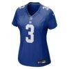 Abdul Carter New York Giants Nike Women's Team Game Jersey - - Side View