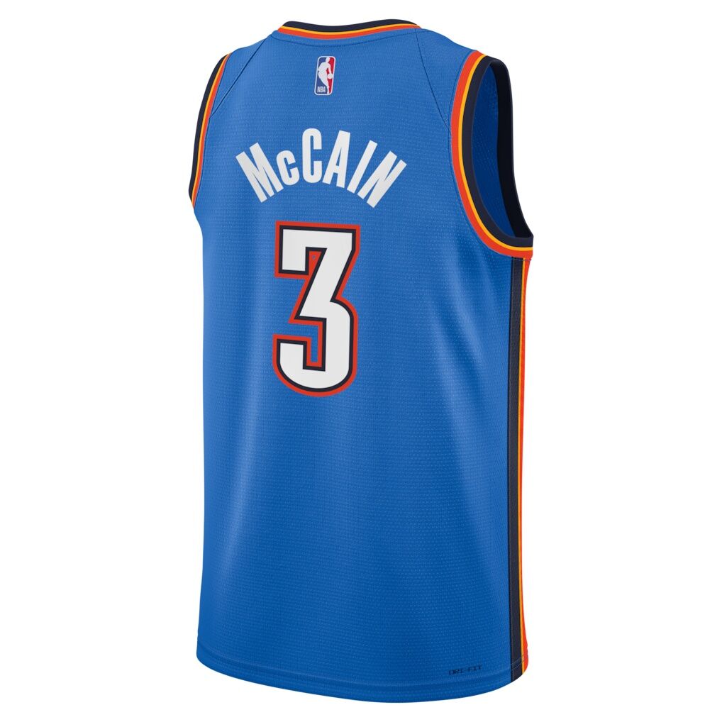 Jared McCain Oklahoma City Thunder Nike Youth Swingman Jersey - Icon Edition