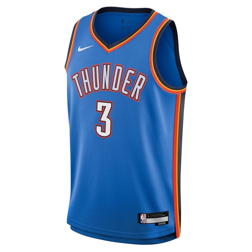 Jared McCain Oklahoma City Thunder Nike Youth Swingman Jersey - Icon Edition