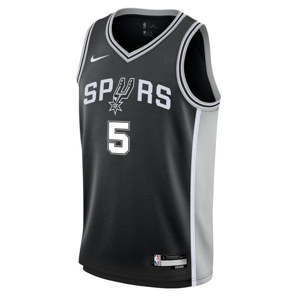 Stephon Castle San Antonio Spurs Nike Youth Swingman Jersey - Icon Edition