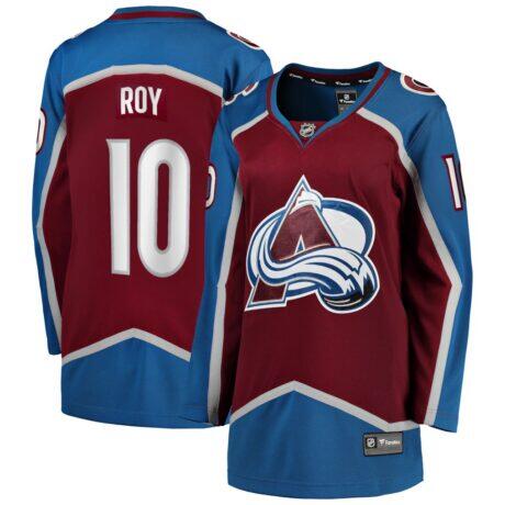 Nicolas Roy Colorado Avalanche Fashion7 Women's Home Breakaway Jersey - - Front View