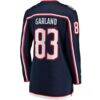 Conor Garland Columbus Blue Jackets Indiana Women's Home Breakaway Jersey - Navy - Detail View