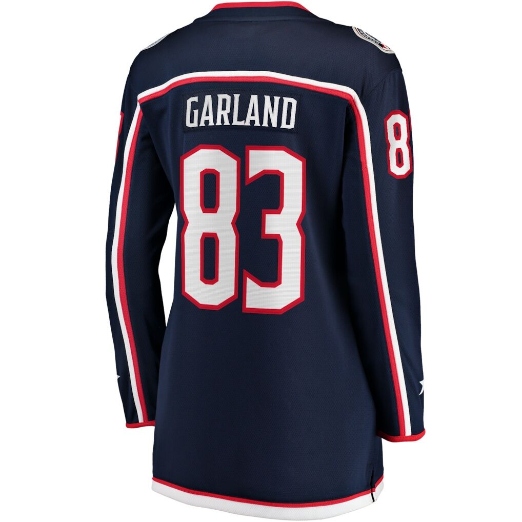 Conor Garland Columbus Blue Jackets Indiana Women's Home Breakaway Jersey