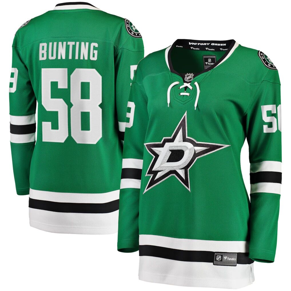 Michael Bunting Dallas Stars Fashion7 Women's Home Breakaway Jersey - Kelly Green