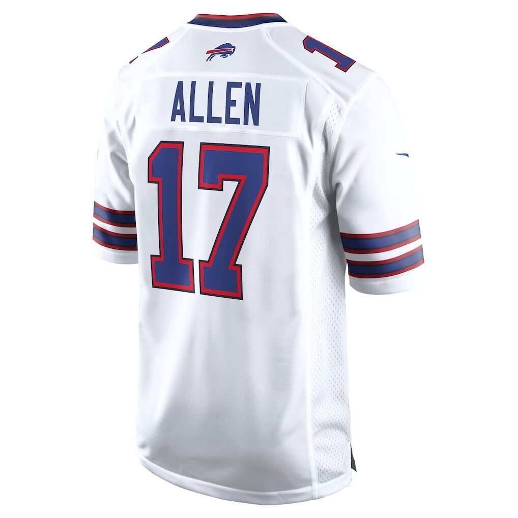 Josh Allen Buffalo Bills Nike White Game Player Jersey