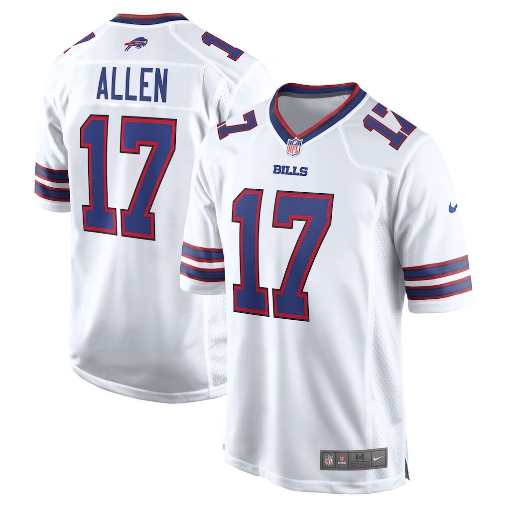 Josh Allen Buffalo Bills Nike White Game Player Jersey