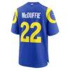Trent McDuffie Los Angeles Rams Nike Team Game Player Jersey - - Detail View